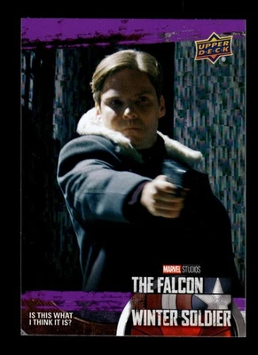 5-11-17 PWE . marvel . falcon and the winter soldier . purple zemo /99 #48 - Image 1 of 2