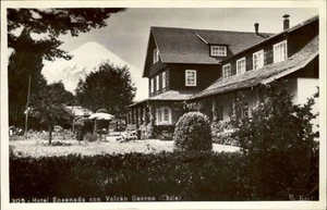 CHILE South-America ~1950 Foto-Karte Hotel Ensenada Volcan Osorno Vulkan Volcano - Picture 1 of 2