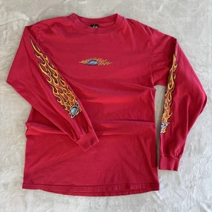 Vintage Lost Enterprises T-Shirt Erwachsene L rot Skater Surfer Biker Motorrad Y2K - Bild 1 von 5