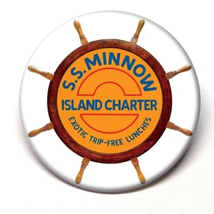 S.S. Minnow Gilligan’s Island Advertising Pocket Mirror Souvenir - Picture 1 of 2