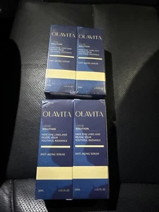 OLAVITA Liquid Solution Anti Aging Serum 30 ml 1.01 oz Lot of 4 Exp FEB2028 pack - Picture 1 of 3