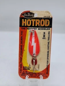 Les Davis Hotrod cucchiaio esca da pesca wobbler 3/8 oz ottone massiccio vintage - Foto 1 di 2
