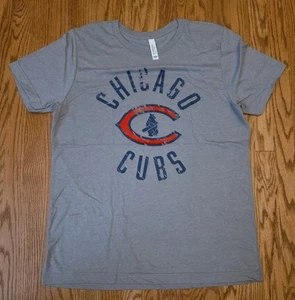 Chicago Cubs weiches T-Shirt neu grau Baumwolle, Poly, Viskose - Bild 1 von 4