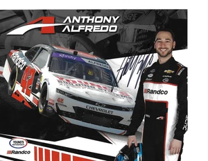 ANTHONY ALFREDO Signed 2025 Hero Photo Card - NASCAR XINIFTY Racing 8X10 - Picture 1 of 1