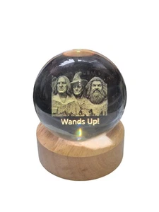 Wands Up Illuminated Crystal Ball Harry Potter House of Wizardry - Picture 1 of 3