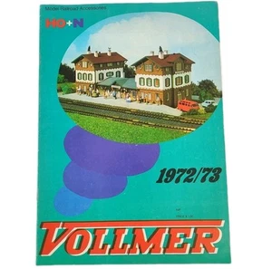 X449 Vollmer Train Catalog Magazine Ho N 1972 Hobby Taste Wall Art Ads VTG Gift - Picture 1 of 11