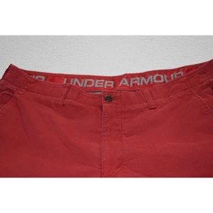 Under Armour Golfshorts Herren Gr. 40 Stretch Baumwolle Elasthan Performance Rot - Bild 1 von 6