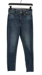 Calvin Klein Women's Jeans UK 6 Blue Cotton with Polyester Skinny - Picture 1 of 5