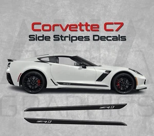 Chevrolet Corvette C7 ZR1 Side Stripes Decals - Picture 1 of 3