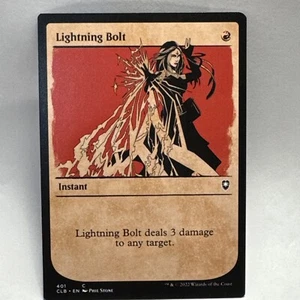 Lightning Bolt (Showcase) Commander Legends: Battle for Baldur's Gate Regular - Picture 1 of 1
