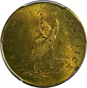 New York NY, E.P non datato Furlong Gettone San Patrizio PCGS MS 64 (08-6) - Foto 1 di 4