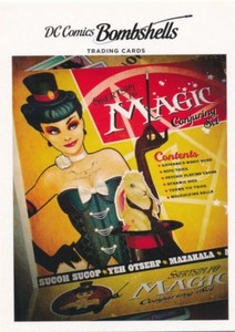 J19 ZATANNA JOHN CONSTANTINE 2017 Cryptozoic DC Bombshells VARIANT COVER card