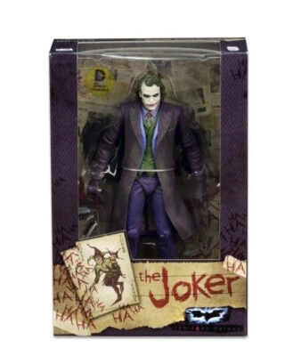 NECA DC Comics Batman Dark Knight Heath Ledger Joker 7" Action Figure Toy Boxed