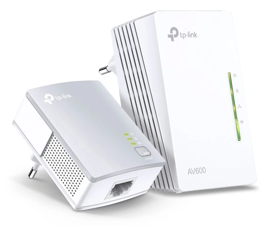 TP-Link TL-WPA4221KIT V5 AV600 WLAN Powerline Extender 600Mbit/s 3x LAN - Bild 1 von 4