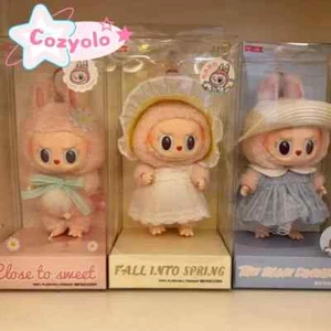 Authentic Pop Mart Labubu Mokoko V1 V2V3 Close To Sweet Plush Doll Keychain 17cm - Picture 1 of 16