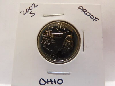 2001 S DCAM GEM Proof Ohio State Quarter - From a U.S. Mint  Proof Set - Image 1 of 2