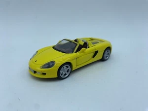 Porsche Carrera GT 2001 Yellow Model Car - Scale 1:43 No Box - Picture 1 of 3