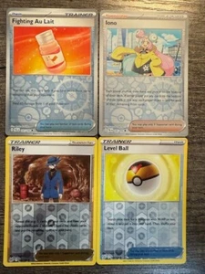 REV.HOLO FIGHTING AU LAIT 181/191 IONO 185/193 RILEY 166/196 LEVEL BALL 129/163 - Picture 1 of 4