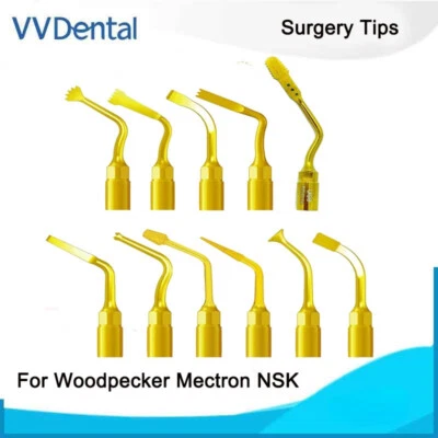 Piezo Surgery Tips For Mectron Woodpecker Dmetec NSK Bone Cutting Sinus Lifting - Image 1 of 4