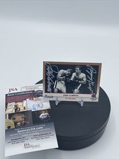 Jake LaMotta 1991 KAYO Boxing #201 On Card Autograph Bubbly JSA Authentic