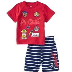 Toddler Boys Paw Patrol "PAWSOME MVP" T-Shirt & Shorts Set Size 2T 3T NWT - Picture 1 of 1