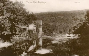 POSTAL FOTO REAL DE THRUM MILL, ROTHBURY, (CERCA DE ALNWICK), NORTHUMBERLAND - Imagen 1 de 2