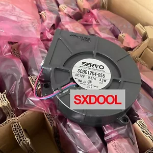 Ventilador de refrigeración turbo soplador de 2 cables SCBD12D4-055 12V 0.27A 3.2W - Imagen 1 de 2