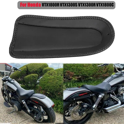 Black Rear Fender Bib Leather Solo Seat For Honda 2002-2008 VTX1800R VTX1800C US Foto 1 de 4