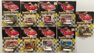 Vintage/Rare 1991 & 1992 racing champions 1/64 Scale Nascar Stock Car Lot Of 9