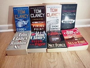 TOM CLANCY BOOK LOT 8 Paperback Books.. - Imagen 1 de 5