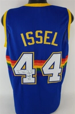 Dan Issel Signed Nuggets Jersey Inscribed "HOF 93" (JSA COA) 6xNBA All Star - Image 1 of 4