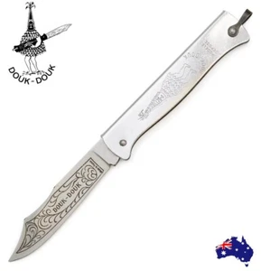 DOUK DOUK FRANCE - DEPOSE POCKET FOLDING KNIFE SLIP JOINT BLADE CARBON STEEL - Picture 1 of 1