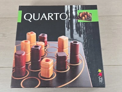 Quarto! Board Game, 1991 Gigamic Games Wood Pieces And Board - Image 1 of 4
