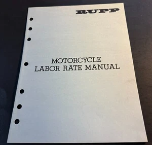 1973 RUPP MOTORCYCLE LABOR RATE MANUAL 11 PAGES NEW (R21) - Picture 1 of 1