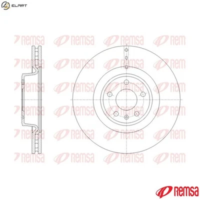 2x BRAKE DISC 61670.10 FOR AUDI CREC 3.0L CLAA/CKVC/CDUD 3.0L 6cyl A6 Allroad - Image 1 of 4