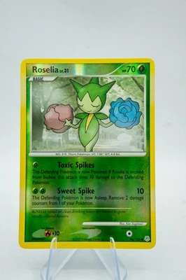 Roselia Diamond & Pearl Reverse Holo Pokémon TCG 96/130 LP - Image 1 of 4