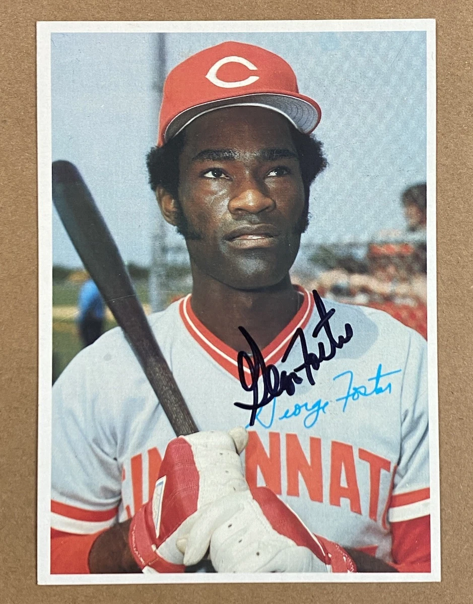 MLBジョージ・フォスター選手サイン入りPhoto MLBジョージ・フォスター選手サイン入りPhoto □ MLB George Foster