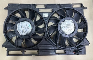 80A121003 AUDI Q5 Radiator FANS With Control Unit 06L 2.0CC Cooling Fan Used OEM - Picture 1 of 10