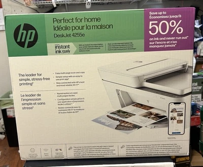 HP DeskJet 4255e Wireless All-in-One Color Inkjet Printer - Image 1 of 2