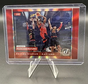 2021-22 Donruss Pascal Siakam #27 Franchise Features Red Laser Holo /99 Raptors - Bild 1 von 2