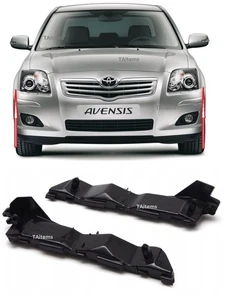 PAIR / SET FRONT BUMPER BRACKETS FITS FOR TOYOTA AVENSIS T25 2003-2008 - Picture 1 of 13