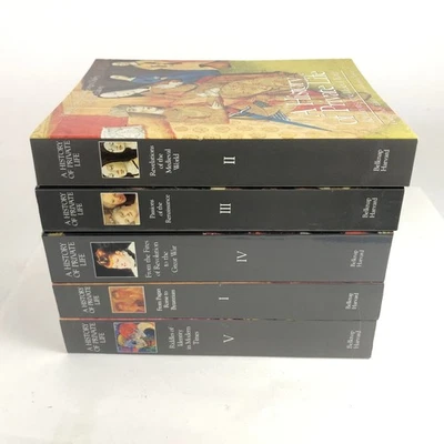 A History of Private Life *Complete Set Vol I - V paperback* Aries Duby VG+ - Image 1 of 4