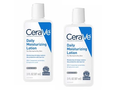 Loción hidratante diaria Cerave ligera 3 fl. Oz. - Pack de 2 Foto 1 de 4