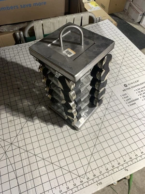 Organizador de condimentos para estante de especias de 20 tarros encimera giratoria soporte de acero inoxidable B490 Foto 1 de 4