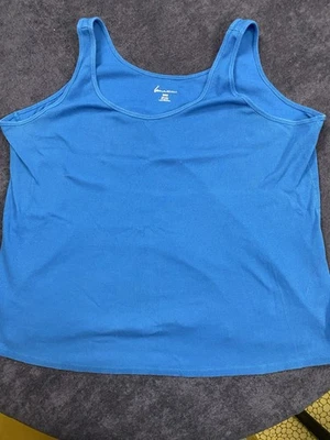 Camiseta sin mangas azul para mujer Lane Bryant talla 26/28 Foto 1 de 2