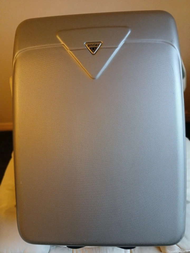 **Read Description** Antler Large Grey Suitcase - Image 1 of 4