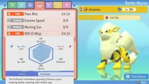 ✨Shiny Arcanine 6IV✨ Pokemon Brilliant Diamond Shining Pearl Max EV Battle  - Picture 1 of 1