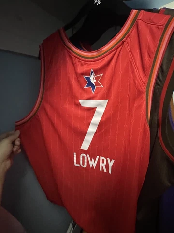 Kyle Lowry, Toronto Raptors, #7 (2020 NBA ALLSTAR JERSEY) (2XL) Cover