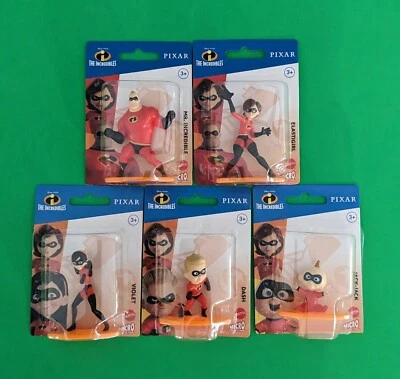 Micro Collection Disney Mr Incredible, Elastigirl, Violet, Dash, Jack set - Image 1 of 4