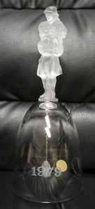 SEBASTIAN MINIATURE CB-001 Cratchit & Tiny Tim 1979 Crystal Bell (Dickens) 6603 - Picture 1 of 3